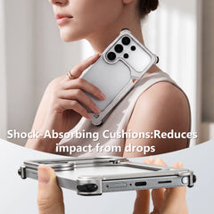 Aluminum Alloy Metal Bumper Case with Kickstand For Samsung Galaxy S26 Ultra | Bumper Metal Phone Cover