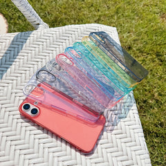 Colorful  Transparent Soft Case For iPhone