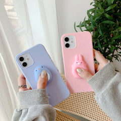 3D Squishy Animal Toy TPU Cover For iPhone
