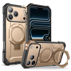 Heavy Duty Rugged Magnetic Phone Case with Stand For iPhone 17 Pro Max