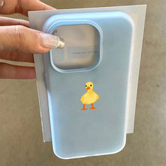 Yellow Duck Jelly Phone Case For iPhone