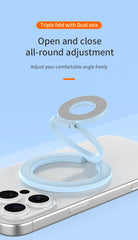 Double-Sided MagSafe Phone Ring Holder | Magnetic 360° Rotation Grip and Stand
