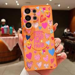 Heart Pattern Magnetic Phone Case For Samsung Galaxy
