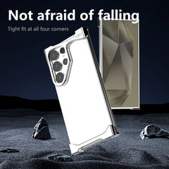 Titanium Alloy Metal Corner Bumper Case  For Samsung Galaxy | Frameless Aromatherapy Shockproof Phone Cover