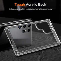 Transparent Hard Acrylic Case For Samsung Galaxy