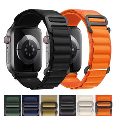 Rugged Nylon Alpine Loop Sport Band for Apple Watch | Breathable G-Hook Strap Bracelet