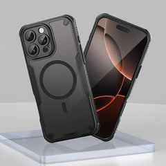 Magnetic Shockproof Case for iPhone | Rugged Matte Translucent Protective Cover