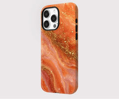 Soft Magnetic Marble Phone Case For iPhone
