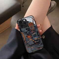 Circuit Board Pattern Glass  Phone Case For iPhone