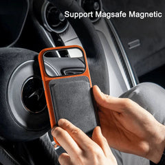Alcantara Leather Magnetic Case for iPhone