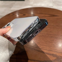 Ultra-Thin Transparent Hard Glass Case For iPhone