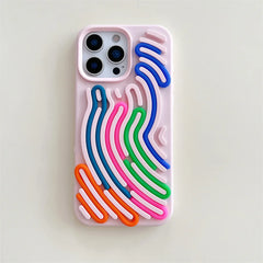 Silicone Building Block Jigsaw Puzzle Case For iPhone | Fidget Anxiety Stress Therapy Phone Cover