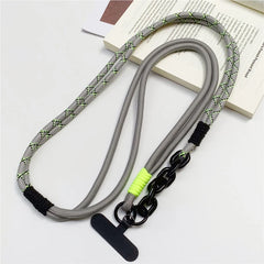 Universal Multi-Functional Phone Lanyard Strap | Adjustable Sport Braided Neck Rope &amp; Crossbody Shoulder Sling with Secure Anti-Loss Case Tab