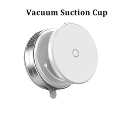 Strong Magnetic Car Phone Holder with Foldable MagSafe Design | 360° Adjustable Vacuum Mount