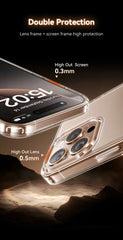 Frosted Transparent Case for iPhone