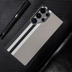 Carbon Fiber Phone Case for Samsung Galaxy | Magnetic case with Metal lens frame