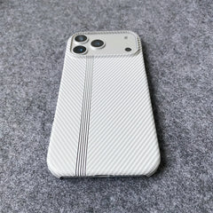 Carbon Fiber Kevlar Pattern Phone Case for iPhone | Retro Business Leather Phone Cover