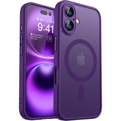 Magnetic Matte Translucent Armor Shockproof Case For iPhone | MagSafe Phone Cover
