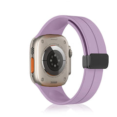 Unisex Magnetic Buckle Silicone Sport Band for Apple Watch