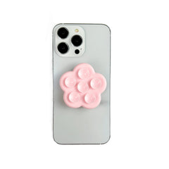 Flower Shaped Silicone Suction Cup Phone with Grip Tok Mount Holder