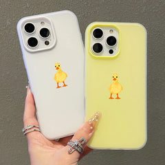 Yellow Duck Jelly Phone Case For iPhone