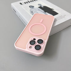 Magnetic Matte Translucent Armor Shockproof Case For iPhone | MagSafe Phone Cover