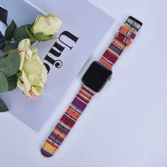 The Artisan Weave Collection: Printed Fabric Apple Watch Straps
