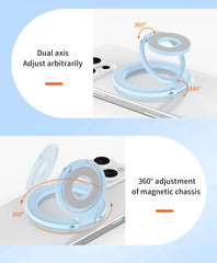 Double-Sided MagSafe Phone Ring Holder | Magnetic 360° Rotation Grip and Stand