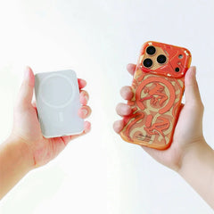 Magnetic Geometric Graffiti Case For iPhone