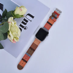 The Artisan Weave Collection: Printed Fabric Apple Watch Straps