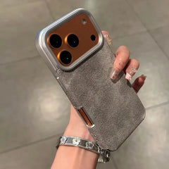 Jeans Fabric Soft Plating Phone Case for iPhone