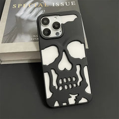 Cool Skull Ghostface Hollow Cooling Case for iPhone | Plating Finish Breathable Back Cover