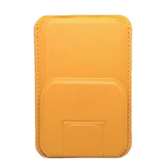 MagSafe Magnetic Leather Wallet with Folding Kickstand For iPhone & Samsung | Slim Card Holder Phone Stand