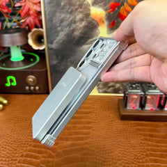 Aluminum Minimalist Bumper MagSafe Ring Kickstand Phone Case for Samsung Galaxy