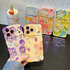 Oil Painting Floral Series Phone Case For iPhone