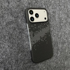 Kevlar Carbon Fiber Pattern Phone Case for iPhone