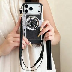 iPhone Emily in Paris 3D Retro Camera Phone Case with Lanyard