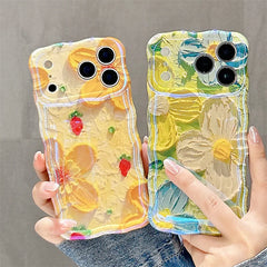 Oil Painting Floral Series Phone Case For iPhone