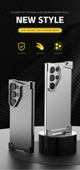 Titanium Alloy Metal Corner Bumper Case  For Samsung Galaxy | Frameless Aromatherapy Shockproof Phone Cover