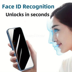 (Pack of 3) Privacy Tempered Glass with Installation Kit for iPhone