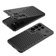 Metal Frame Cooling Case for Samsung Galaxy | Hollow Out Heat Dissipation Aluminum Cover | Hard 2-in-1 Shockproof Bumper Case