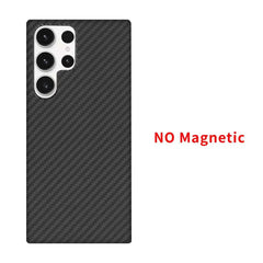 Aramid Kevlar Carbon Fiber Case for Samsung Galaxy | Ultra-Thin Magnetic Cover | Matching Ring Grip Bundle