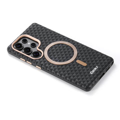 Faux Leather Magnetic Phone Case For Samsung Galaxy