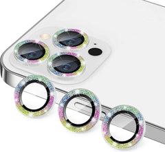 Glitter Camera Lens Protector Cover for iPhone | Tempered Glass Protection Lens Film