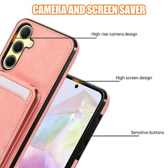 Leather Wallet Case with Shoulder Lanyard Strap for Samsung Galaxy | Built-in Stand Cover