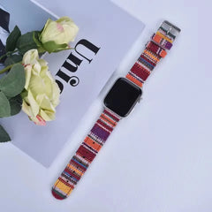 The Artisan Weave Collection: Printed Fabric Apple Watch Straps