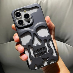 Cool Skull Ghostface Hollow Cooling Case for iPhone | Plating Finish Breathable Back Cover