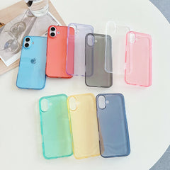 Colorful  Transparent Soft Case For iPhone