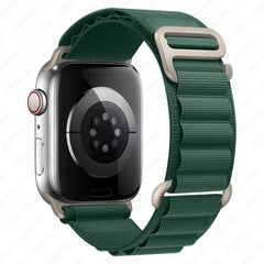 Rugged Nylon Alpine Loop Sport Band for Apple Watch | Breathable G-Hook Strap Bracelet