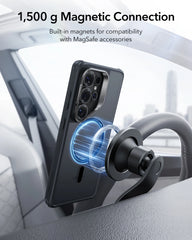 Transparent MagSafe Kickstand Case for Samsung S26 Ultra |  Military-Grade Protection Phone Cover